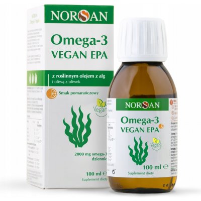 Norsan Omega-3 Vegan EPA Pomeranč 100 ml – Hledejceny.cz