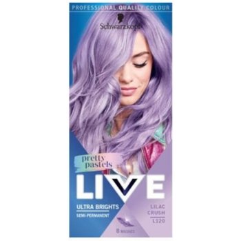 Schwarzkopf Live Ultra Brights barva na vlasy Lilac Crush L120 od 119 Kč -  Heureka.cz