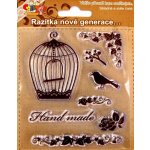 SMT Creatoys Silikonová gelová razítka Ptáček s klecí – Zbozi.Blesk.cz