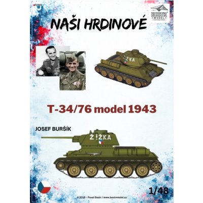 Bestr model T-34/76 model 1943 (Josef Buršík) – Zboží Mobilmania