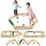 Costway Balanční chodník s balančními kameny a čísly – Sleviste.cz