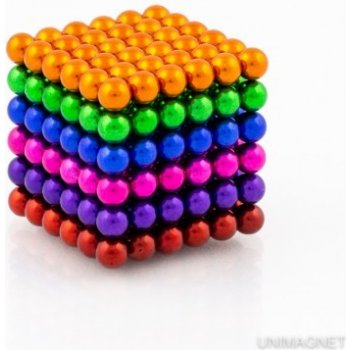 NeoCube mix 6 barev magnetická stavebnice 216 kuliček