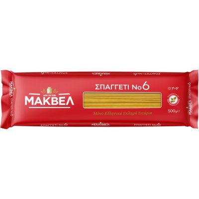 Makvel řecké špagety No6 0,5 kg – Zboží Dáma