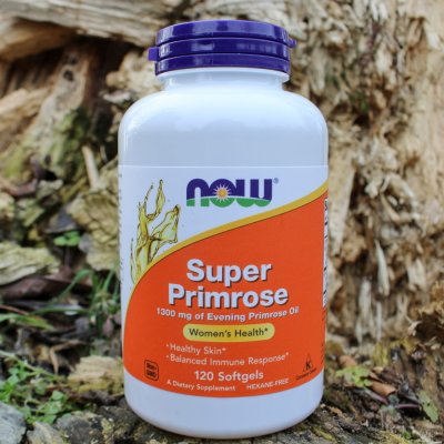 NOW Super Primrose 1300 mg Pupalka dvouletá 120 softgelových kapslí