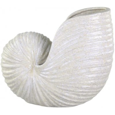 Krémová antik keramická dekorace váza mušle Shells - 38*20*32 cm - Chic Antique – Hledejceny.cz