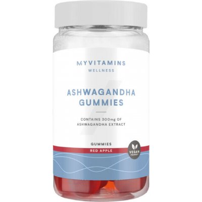 MyProtein MyVitamins Ashwagandha Gummies 60 bonbonů červené jablko – Hledejceny.cz
