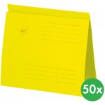 HIT Office Závěsné desky s rychlovazačem A4 žluté 50 ks – Zboží Živě