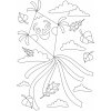 Kreslící šablona Pískohraní s.r.o. Šablona Létající drak 460 x 650 mm