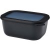 Dóza na potraviny Mepal Cirqula Storage Box Multi Bowl & Bowls Rectangular Nordic Black 1,5 l