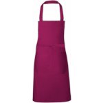 Link Kitchen Wear Hobby zástěra s přední kapsou Červená vínová X994 – Hledejceny.cz
