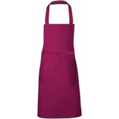 Link Kitchen Wear Hobby zástěra s přední kapsou Červená vínová X994 – Hledejceny.cz