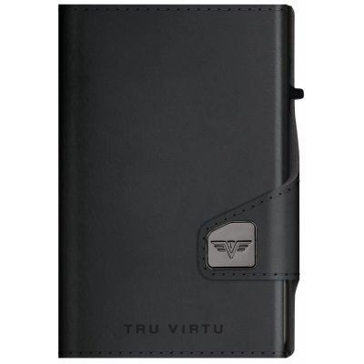 TRU VIRTU Wallet Click & Slide vegan Bio Apple Black – Zboží Živě