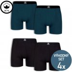 Knitva boxerky set 4 kusů 2x černé + 2x modré – Zboží Mobilmania