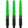 Násadky na šipky XQMax Darts Gradient with Logo - medium - black green