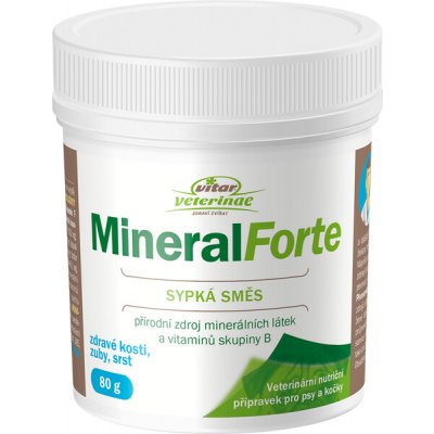 Vitar Veterinae Mineral Forte prášek 80 g – Hledejceny.cz