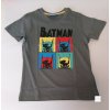 Dětské tričko chlapecké tričko Batman šedé
