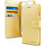 Pouzdro Mercury Gold Bluemoon Diary iPhone 13 mini