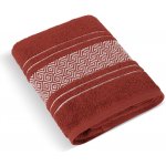Bellatex Froté ručník kolekce Mozaika tmavá terra 50 x 100 cm – Zboží Dáma