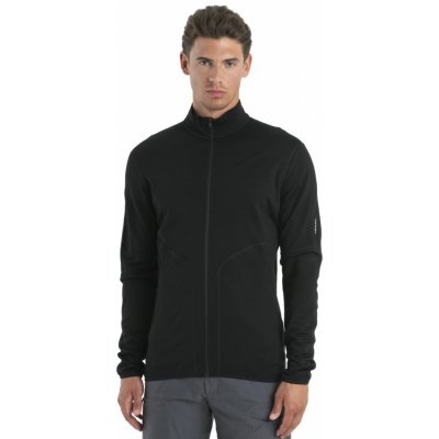ICEBREAKER Mens 560 Realfleece Elemental II LS zip Black – Zboží Dáma