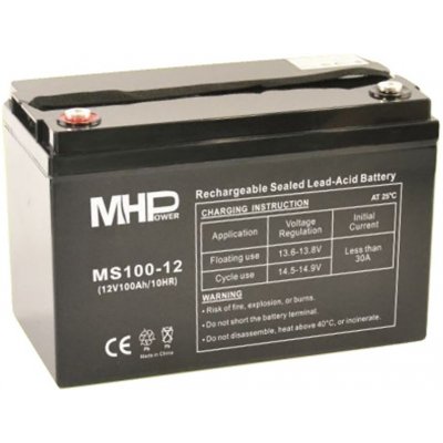 MHPower MS100-12 VRLA AGM 12V / 100Ah MS100-12 – Hledejceny.cz