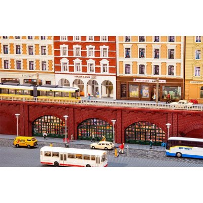 Faller N arkádové stěny s obchody 204 x 5 x 47 mm 272583 – Hledejceny.cz