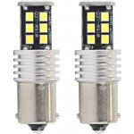Amio CAN-BUS LED žárovky BA15S P21W, 15 SMD LED, bílé, 2 ks | – Hledejceny.cz