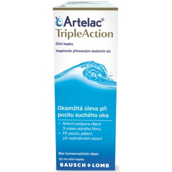 Bausch & Lomb oční kapky Artelac TripleAction 10 ml