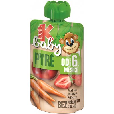 Kubík Baby Mrkev Jablko JAHODA 100 g