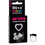 Diva & Nice Cosmetics Nalepovací umělé nehty TIPS 20 - metal Natur č. 17 – Zbozi.Blesk.cz