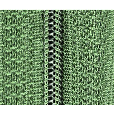 Zip spirálový dělitelný No 6 délka 45 až 75 cm - dvoucestný barva 17 zelená délka 75 cm – Hledejceny.cz