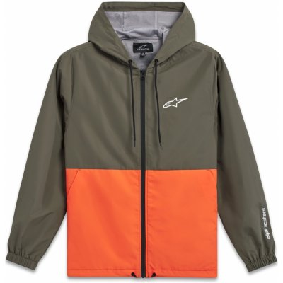 Alpinestars SPEEDED WINDBREAKER zelená/oranžová – Zboží Mobilmania