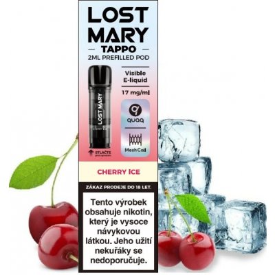 Elf Bar Lost Mary Tappo cartridge Cherry Ice 17 mg – Zboží Dáma