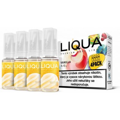 Ritchy Liqua 4Pack Vanilla 4 x 10 ml 12 mg