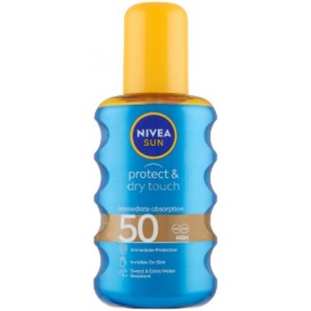 Nivea Sun Protect & Dry Touch neviditelný spray na opalování SPF50 200 ml