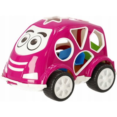 Pilsan vkládačka růžové autíčko – Sleviste.cz
