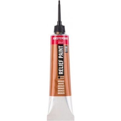 Amsterdam Relief Paint 20 ml | bronzová – Hledejceny.cz