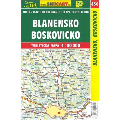 Blanensko Boskovicko mapa 1:40 000 č. 456 – Hledejceny.cz