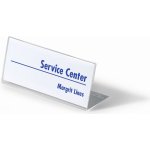 Jmenovka na stůl DURABLE 64x150mm, balení 10ks – Zboží Mobilmania