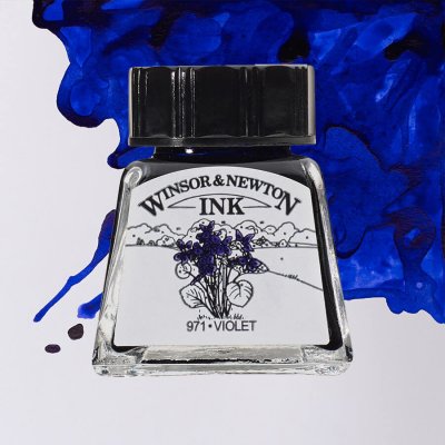 Umělecká tuš Winsor & Newton Violet – Zbozi.Blesk.cz