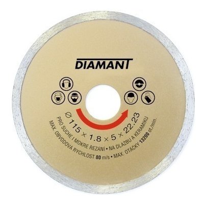 Diamant Kotouč plný 150 mm 121015 – Hledejceny.cz