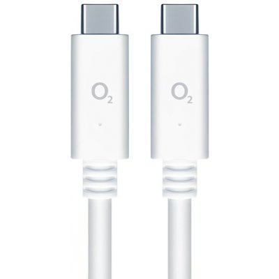 O2 197760 USB-C x USB-C, 1,2m, bílý – Zboží Živě