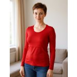 Jožánek Kateřina a kojící tričko DL červená – Zboží Dáma