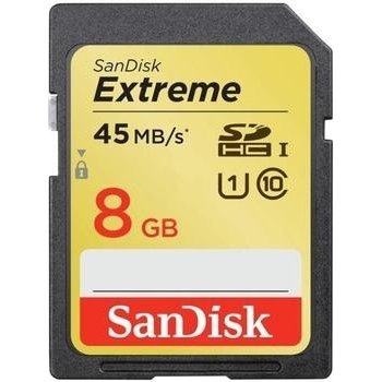 SanDisk Extreme SDHC 8GB class 10 SDSDX-008G-X46 od 573 Kč - Heureka.cz