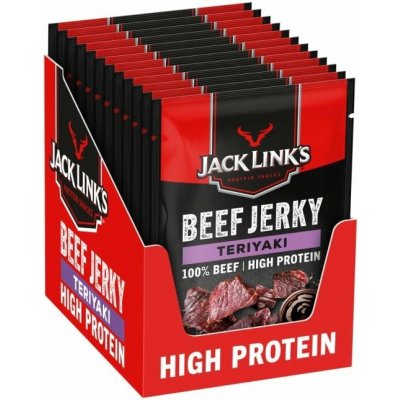 Jack Links Beef Jerky teriyaki 12 x 60 g – Hledejceny.cz