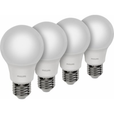 Philips LED Lampe E27 4er Set 60W 4000K – Zboží Živě