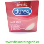 Durex Feel Thin Ultra 3 ks – Zboží Dáma