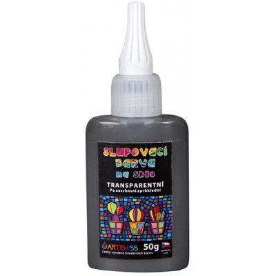 Barva na sklo transparentní odstín černá 50 g – Hledejceny.cz