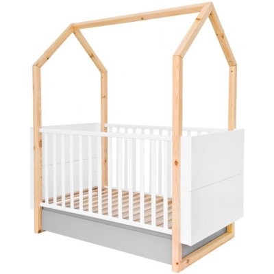 Bellamy postýlka domeček s šuplíkem Pinette – Zboží Mobilmania