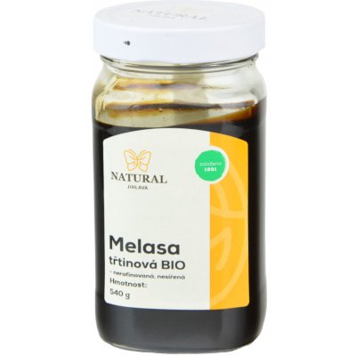 Natural melasa třtinová BIO 540 g