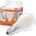 Osram sada 2x LED filamentová žárovka E27, A75, 7,5W, 1055lm, 4000K, neutrální bílá, matná – Hledejceny.cz